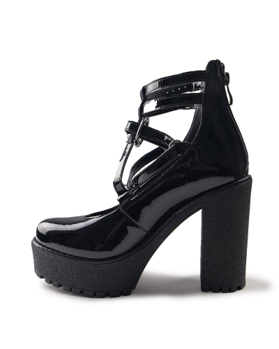 Altercore Topaz Vegan Black Patent,  Patent