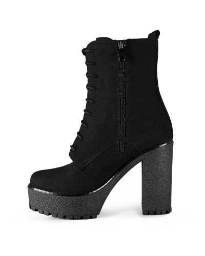 ALTERCORE IVY VEGAN BLACK SUEDE,  SUEDE