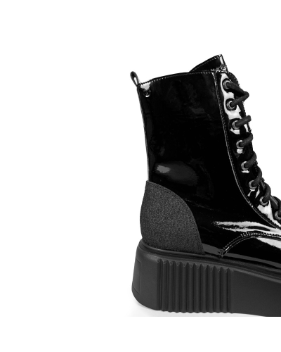 Altercore Dalia Vegan Black Patent,  Patent