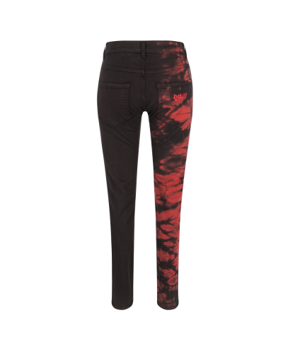 Aderlass Freak Pants Tie Dye black red