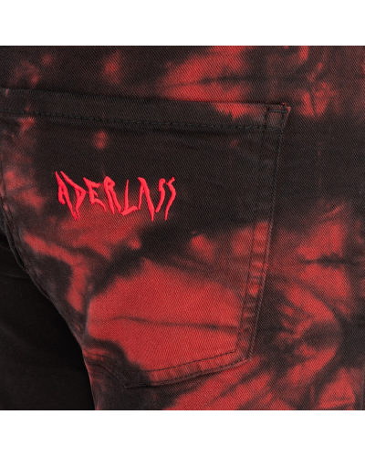 Aderlass Freak Pants Tie Dye black red