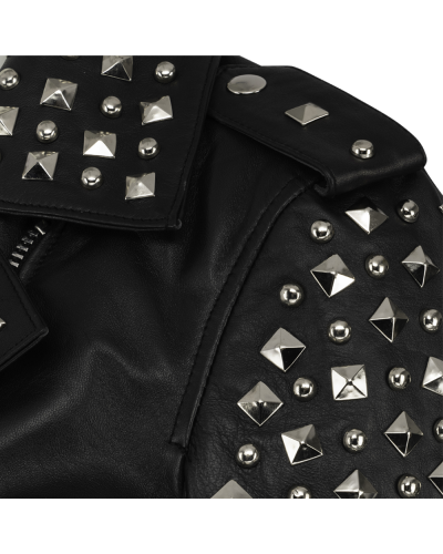 Aderlass Ladys Rockstar Jacket Nappa Leather black