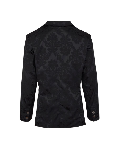 Aderlass Suit Jacket Brocade black