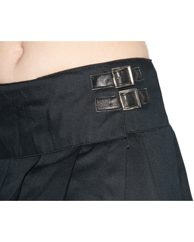 Black Pistol Buckle Mini Denim black