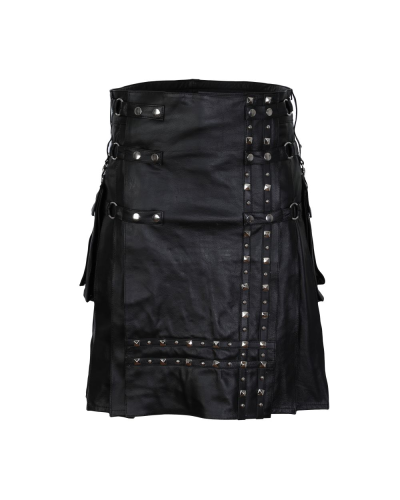 Aderlass Rockstar Kilt Leather black