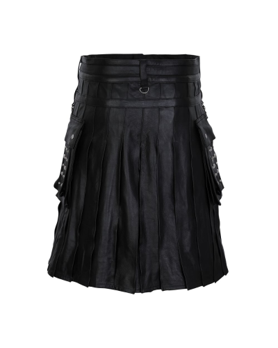 Aderlass Rockstar Kilt Leather black