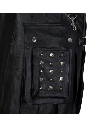 Aderlass Rockstar Kilt Leather black