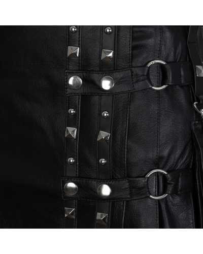 Aderlass Rockstar Kilt Leather black