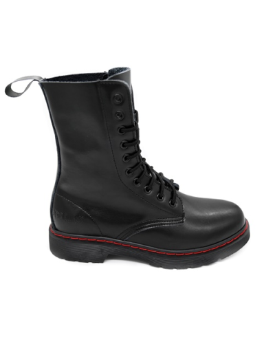 Aderlass 10-Eye Boots Leather black
