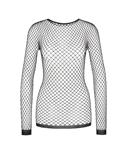 Aderlass Fishnet Top Longsleeve XS-3XL black