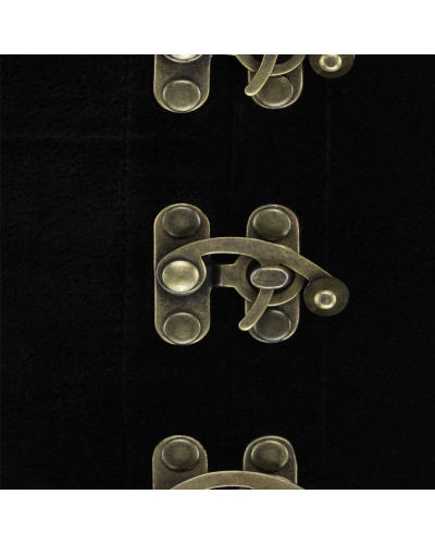 Aderlass Steampunk Waist Corset Velvet black