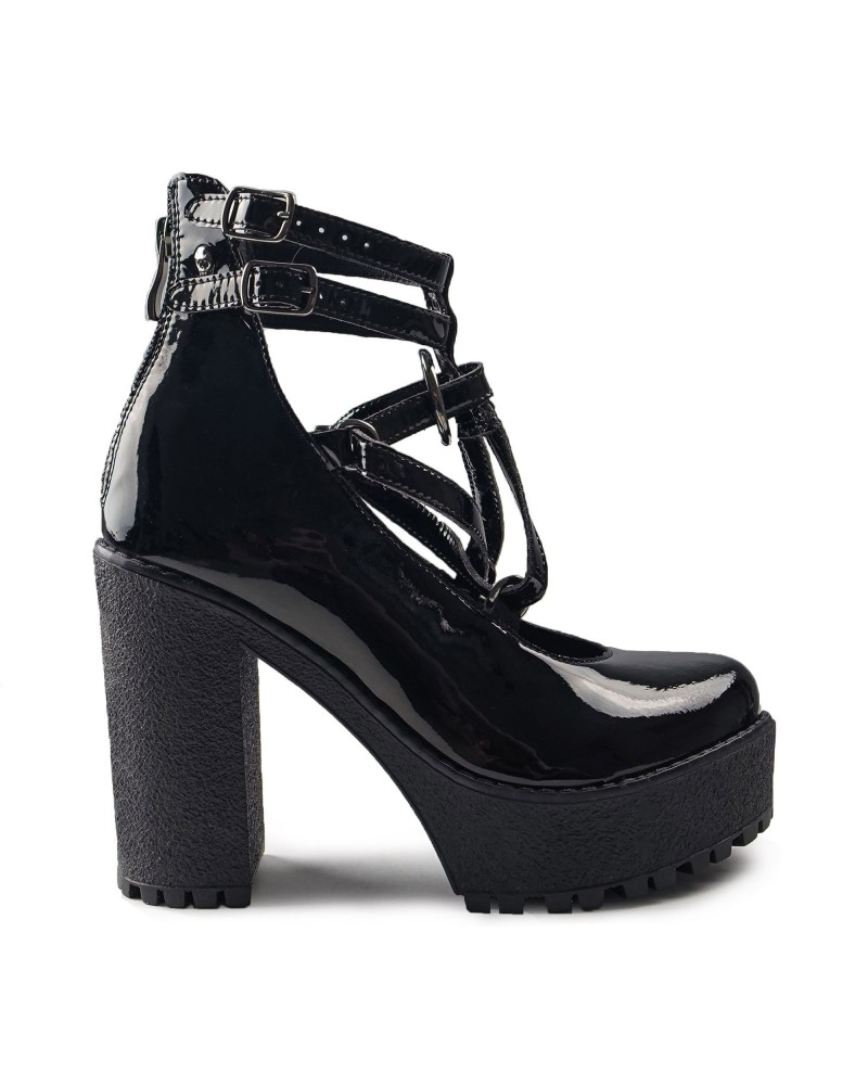 Altercore Topaz Vegan Black Patent,  Patent