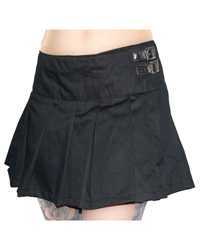 Black Pistol Buckle Mini Denim black