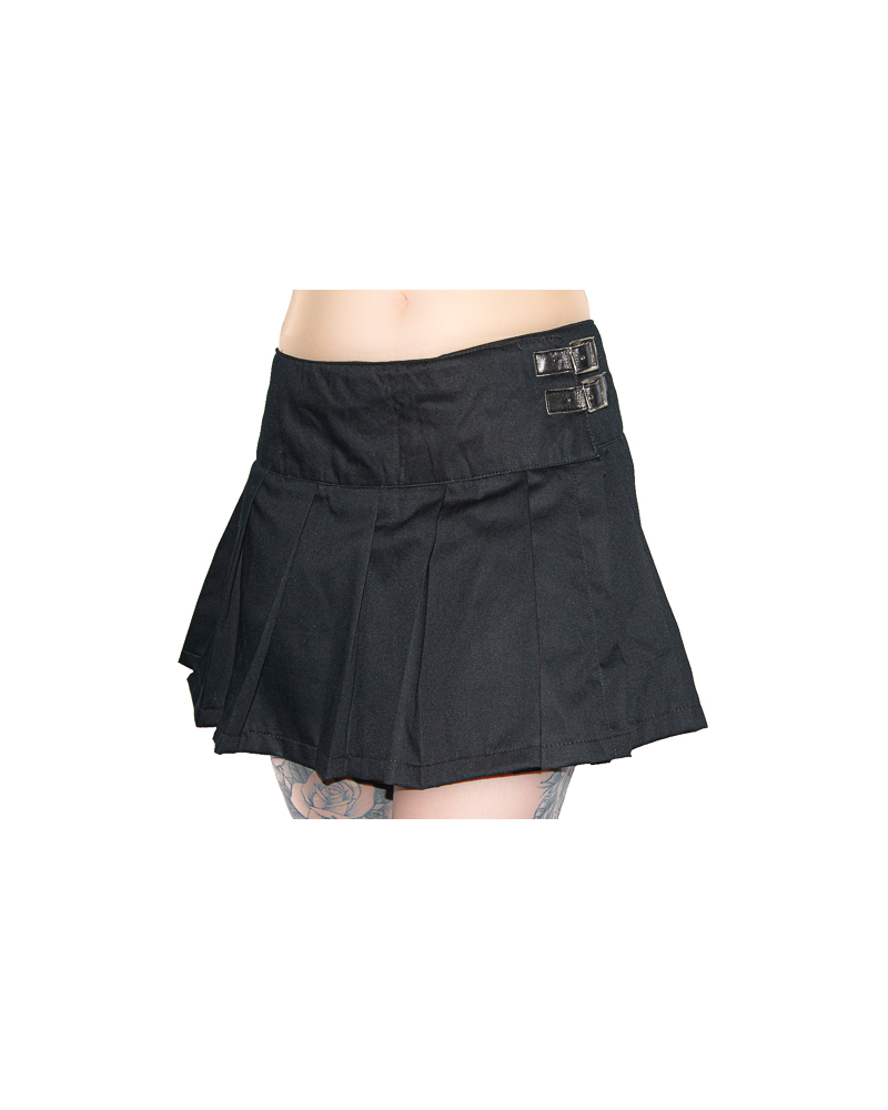 Black Pistol Buckle Mini Denim black