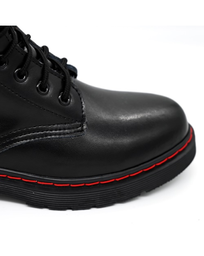 Aderlass 10-Eye Boots Leather black