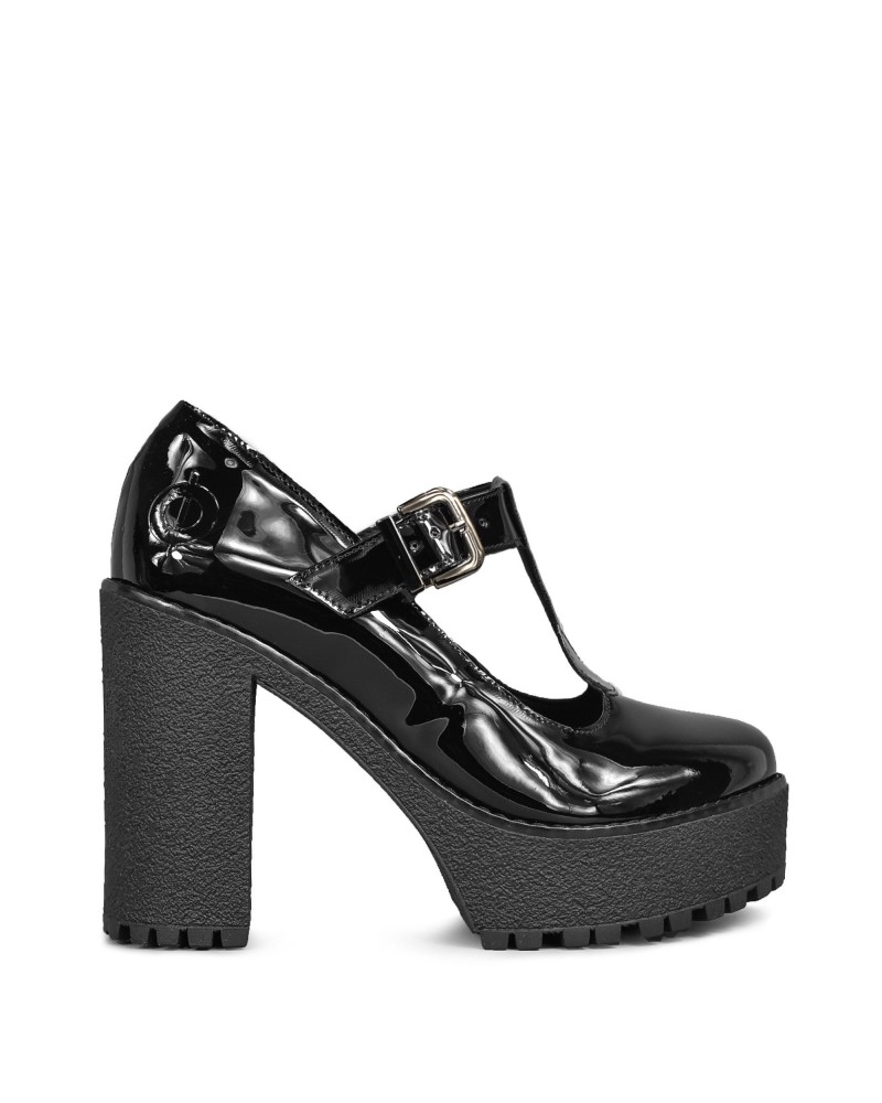 Altercore Lizzy Vegan Black Patent,  Patent