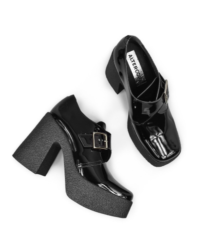 Altercore Rachel Vegan Black Patent,  Patent