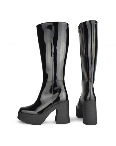 Altercore Clarissa Vegan Black Patent,  Patent