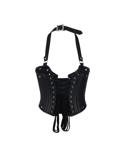 Aderlass Rockstar Corset Bustier Leather black