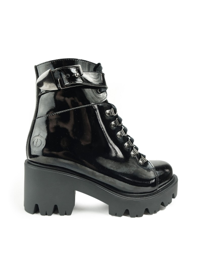 Altercore Enid Vegan Black Patent,  Patent