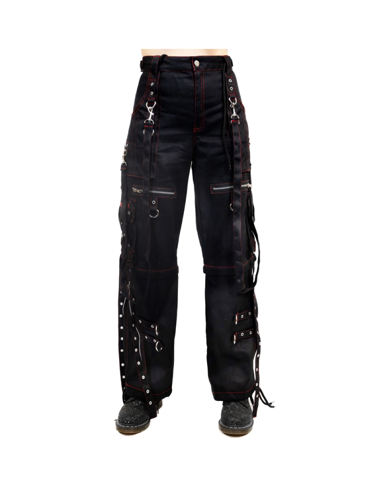 Aderlass Rave Pants black red