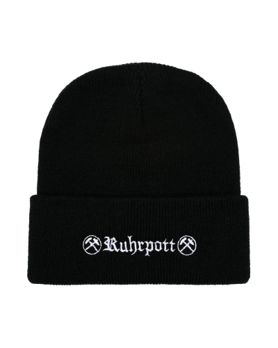 Mode Wichtig Beanie RUHRPOTT black