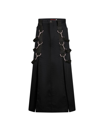 Aderlass Belt Skirt Denim black
