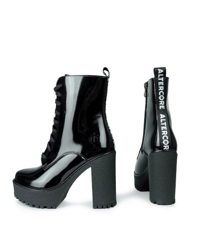 Altercore Ivy Vegan Black Patent,  Patent