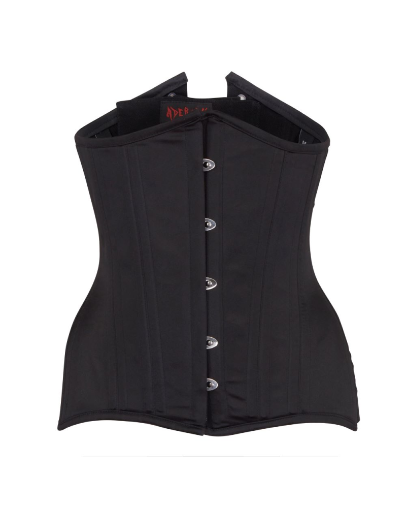 Aderlass Underbust Corset Satin black