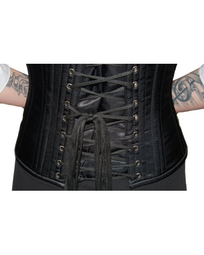 Aderlass Underbust Corset Satin black