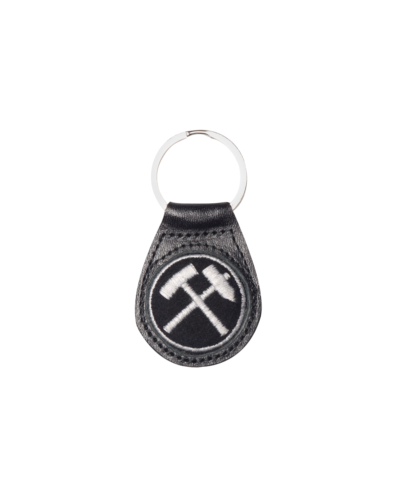 Leather Keyring RUHRPOTT black