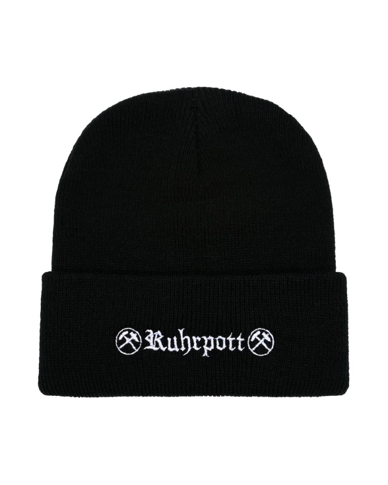 Mode Wichtig Beanie RUHRPOTT black