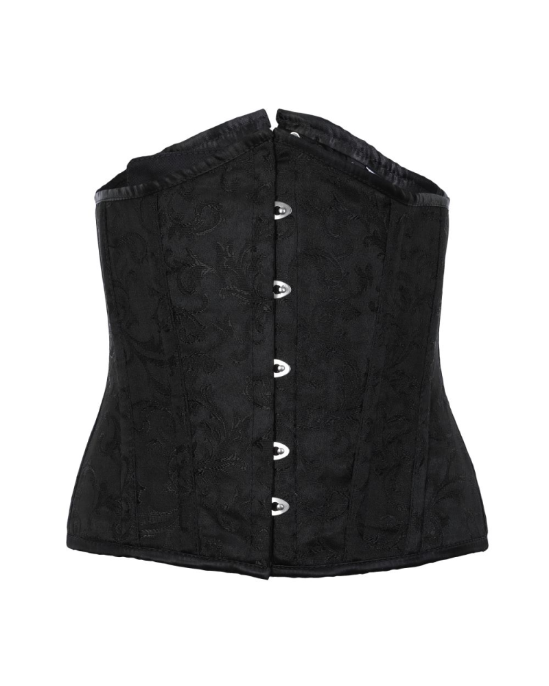 Aderlass Underbust Corset Brocade black