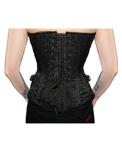 Aderlass Steampunk Corset Brocade black