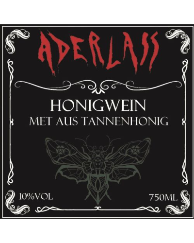Aderlass Met Honigwein aus Tannenhonig 10% vol 750ml