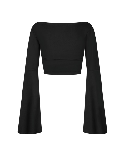 Aderlass Witch Crop Top black
