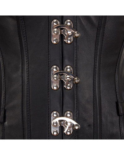 Aderlass Steampunk Corset Leather black