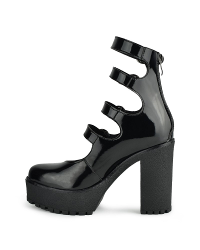 Altercore Rossie Vegan Black Patent,  Patent