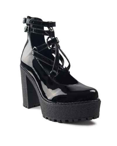 Altercore Topaz Vegan Black Patent,  Patent