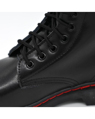 Aderlass 10-Eye Boots Leather black