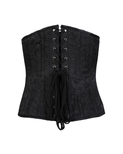Aderlass Underbust Corset Brocade black