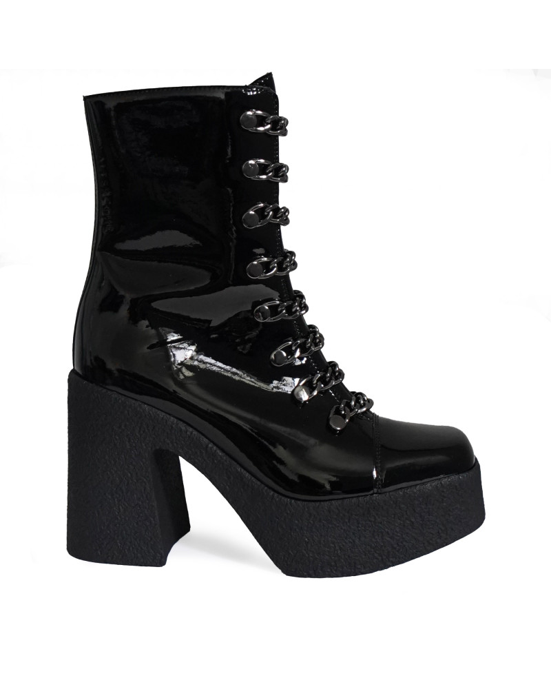 ALTERCORE ADELE VEGAN BLACK PATENT,  Patent