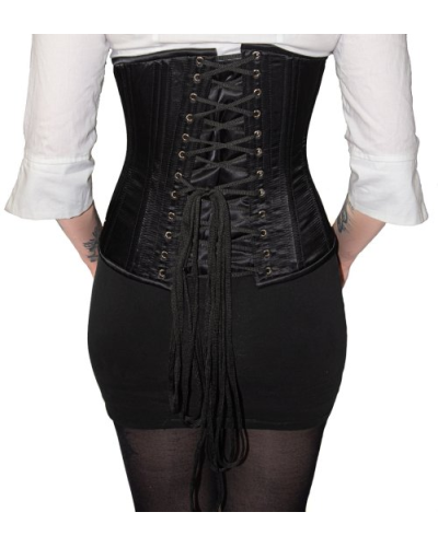Aderlass Underbust Corset Satin black