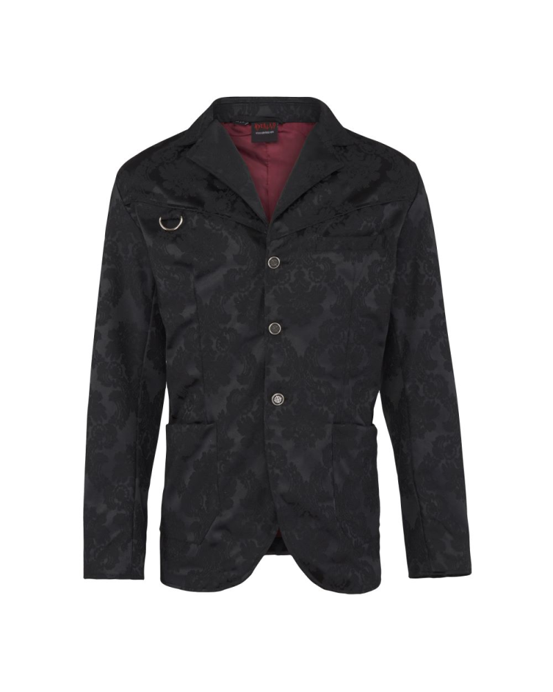 Aderlass Suit Jacket Brocade black