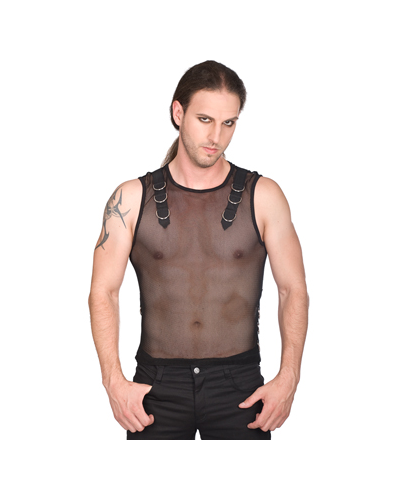 Aderlass Tank Vest Net black