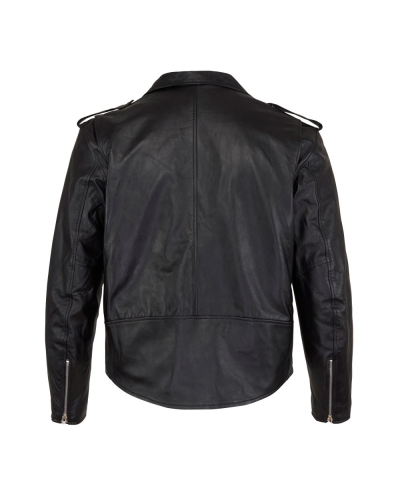 Aderlass Mens Biker Jacket Leather black