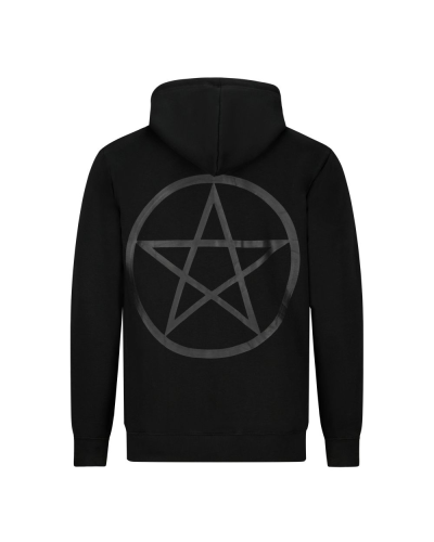 Aderlass Hoodie Pentagram Black/Black
