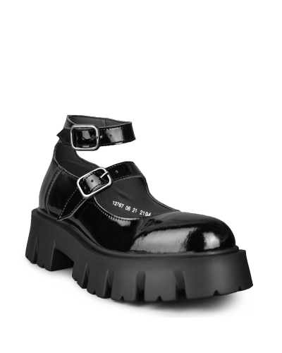 Altercore Constance Vegan Black Patent,  Patent