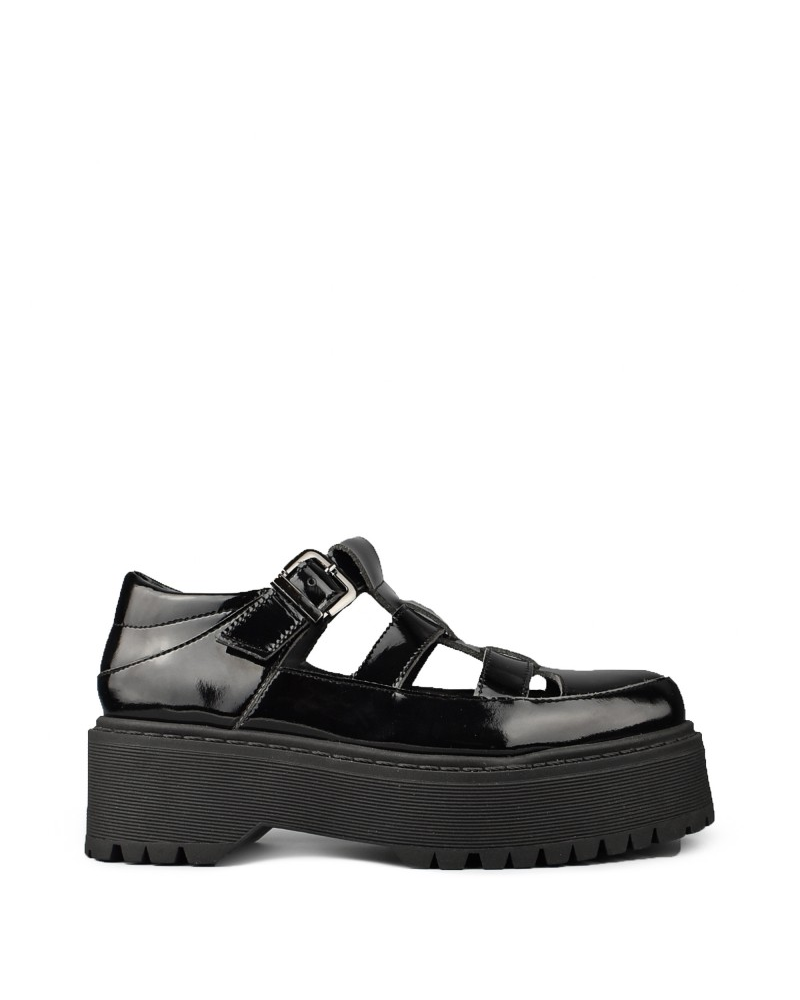 Altercore Silvia Vegan Black Patent,  Patent