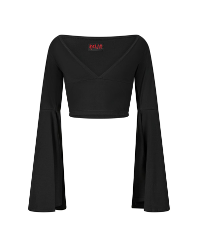 Aderlass Witch Crop Top black